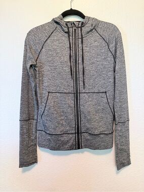EUC Athleta Grey Zip Jacket Hoodie XS